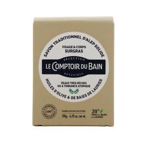 Savon d'Alep Surgras Solide Peaux Très Sèches 190 g - Pain 190 g