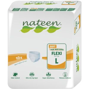 Nateen Culotte incontinence adulte Nateen Flexi Soft Large - 8 paquets de 10 protections