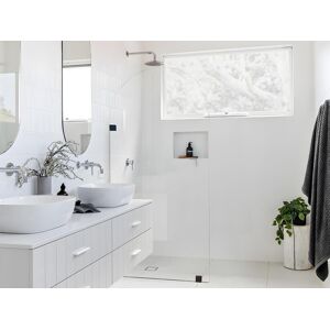 Shower Design Paroi de douche a litalienne arrondie 90 x 215 cm AIRLIE