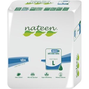 Nateen Culotte incontinence adulte Nateen Flexi Maxi Large - 8 paquets de 10 protections