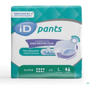 Ontex ID ID Pants Super Large - 12 paquets de 12 protections - Publicité