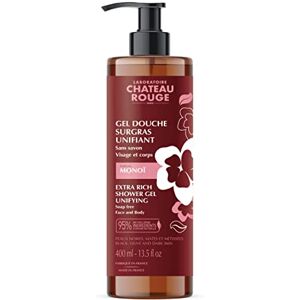 Chateau rouge CHÂTEAU ROUGE laboratoire GEL DOUCHE UNIFIANT MONOI - Publicité