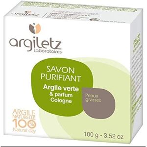 ARGILETZ Savon Exfoliant Vert 100 g Lot de 3 - Publicité