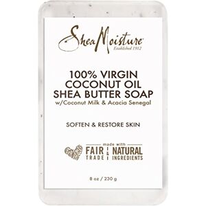 SHEA MOISTURE 100% Virgin Coconut Oil Shea Butter Soap - Publicité