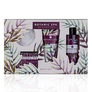 accentra coffret cadeau 4 pièces coffret de bain cadeau avec lotion pour le corps, sel de bain, gel douche et éponge en maille coffret bien-être pour femmes et filles lors d'occasions spéciales - Publicité