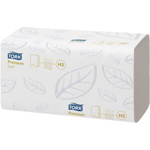 Tork Papier essuie-mains pliage enchevêtré Tork Premium Doux maxi - Carton de 2310 feuilles