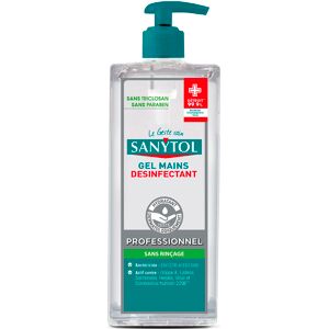 Sanytol Gel hydroalcoolique désinfectant Sanytol Professionnel - Flacon 500 ml