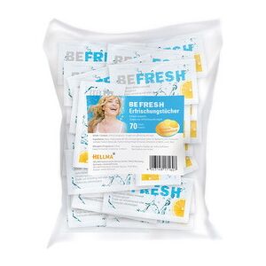 Lingette raffraîchissante 'befresh', dans un sachet - Lot de 3