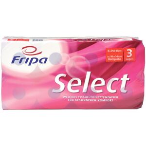 Fripa Papier toilette Select, 3 couches, extra blanc - Lot de 3