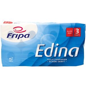 Fripa Papier toilette Edina, 3 couches, extra blanc - Lot de 3