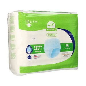 Lifemed Culotte pour incontinence 'SUPER', taille S, blanc - Lot de 2