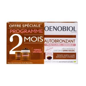 Oenobiol Autobronzant Peau Claire Et Sensible 2x30 Capsules