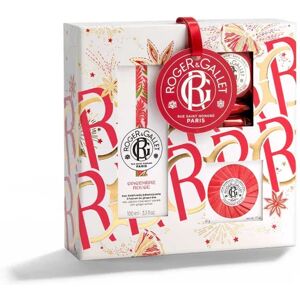 Roger & Gallet Gingembre Rouge Set Noël 2023 Eau Bath Tablet Savon