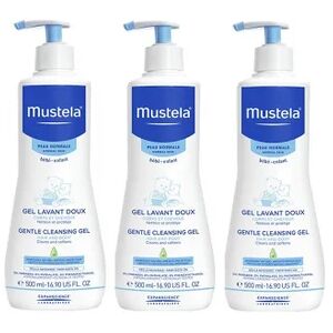 Mustela Gel Nettoyant Doux pour Bebe Lot de 3x250ml