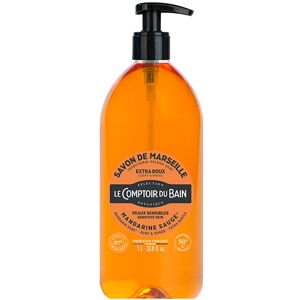 Savon de Marseille Extra Doux Mandarine Sauge 1L