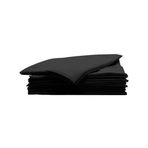 Sibel Paquets de 50 serviettes Jetables Noires super Résistantes