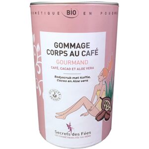 Gommage corps au cafe Gourmand bio Secrets Des Fees 200g