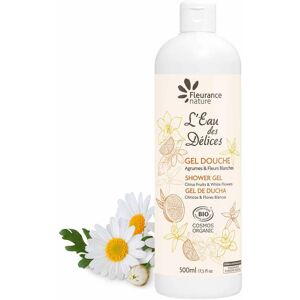 Gel douche parfumé à l'Eau des Délices Agrumes & Fleurs blanches 500 ml