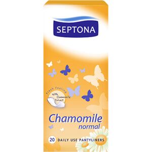 Septona Serviettes quotidiennes à l'extrait de camomille – Normal, 20 serviettes