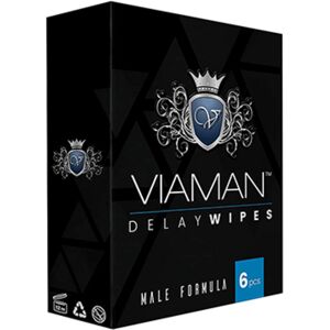 Viaman Lingettes intimes Delay pour hommes, 6 pièces - Publicité