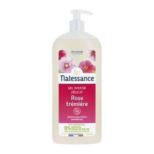 Natessance Gel douche douceur Rose trémière