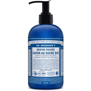 Dr. Bronner's Savon au Sucre Bio Menthe Poivree