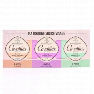 CAVAILLES Savon pain - Ma routine solide x3 savons solides - Publicité