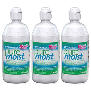 Opti-Free Pure Moist solution muti-fonctions de décontamination lot de 3 flacons 300ml