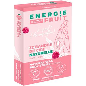 32 Bandes de Cire Naturelle Corps Energie Fruit