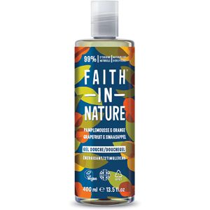 Gel Douche Energisant Pamplemousse & Orange Faith in Nature 400ml