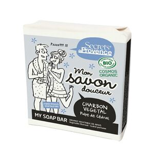 Secrets de Provence Savon Douceur Charbon Vegetal Bio Pulpe de Cedrat