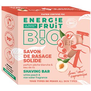 Savon de Rasage Solide Peche Blanche & Eau de Riz Energie Fruit