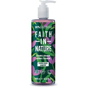 Savon Liquide Mains Lavande & Géranium Faith in Nature 400ml