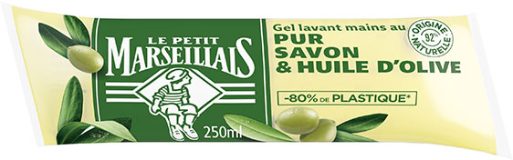 Le Petit Marseillais Recharge Gel Lavant Mains Pur Savon & Huile d'Olive 250ml