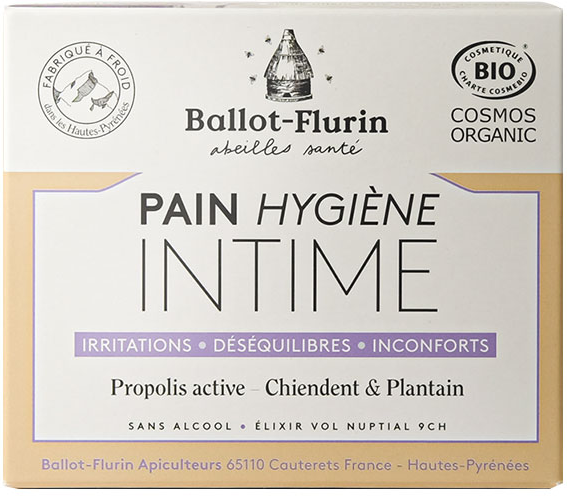 Ballot-Flurin Hygiène et Soins Pain Hygiène Intime Bio 100g