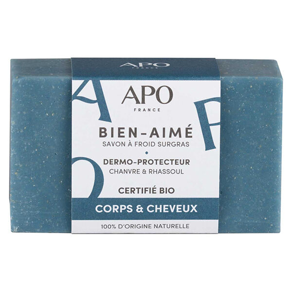 APO Savon Bien-Aimé Corps et Cheveux Bague Bio 100g
