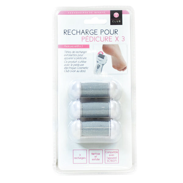 Lysse Coutellerie - Manucure Pédicure Recharge pour Pédicure x3