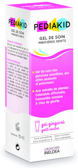 Pediakid Gel de Soin Premières Dents Goût Neutre 15ml