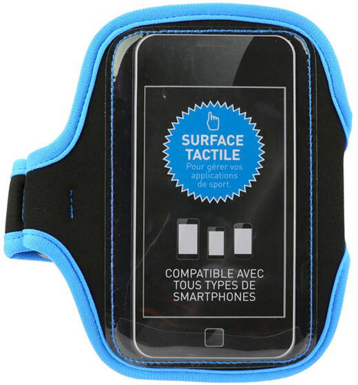 Lysse Sport Brassard Universel Smartphone Surface Tactile Bleu