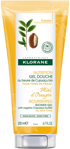 Klorane Beurre de Cupuaçu Gel Douche Parfum Miel d'Oranger 200ml