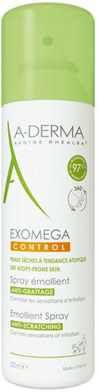 Aderma Exomega Control Spray Emollient Anti-Grattage 200ml