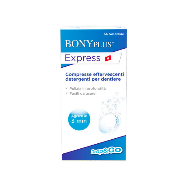 Dental Care Products Bonyplus Express Nettoyants Appareil Dentaire 56 comprimés effervescents