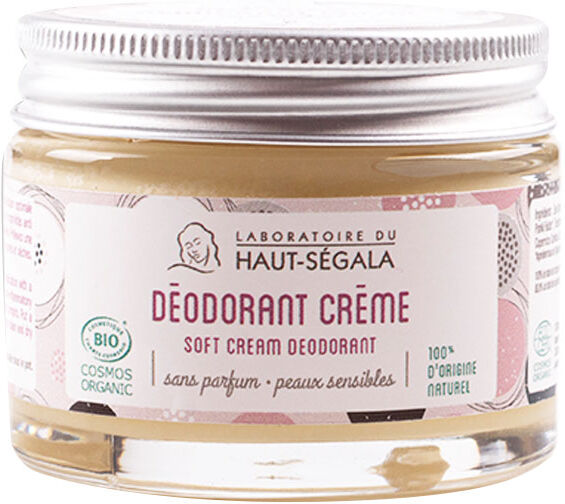 Haut Ségala Haut-Ségala Déodorant Crème Non Parfumé Bio 50g