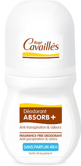 Rogé Cavaillès Absorb+ Déodorant Sans Parfum Roll'On 50ml