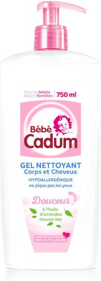 Cadum Bébé Douceur Gel Bettoyante Corps et Cheveux 750ml