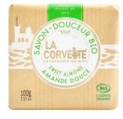 La Corvette Savon Douceur Bio Amande Douce 100 g - Pain 100 g