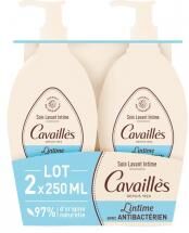 Rogé Cavaillès Soin Lavant Toilette Intime Antibactérien 2 x 250 ml - Lot 2 x 250 ml