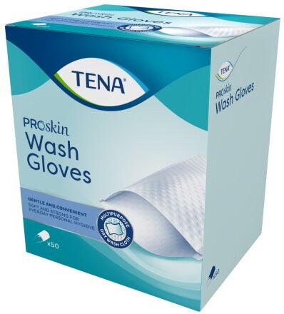 TENA Wash Glove - Gants de toilettes doux et résistants