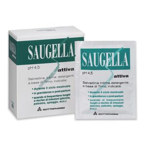 saugella linea verde saugella attiva salviettine detergenti 10 pezzi