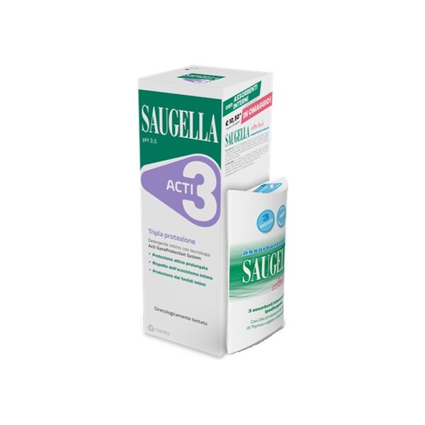 meda pharma spa saugella acti3 250ml+assorbent